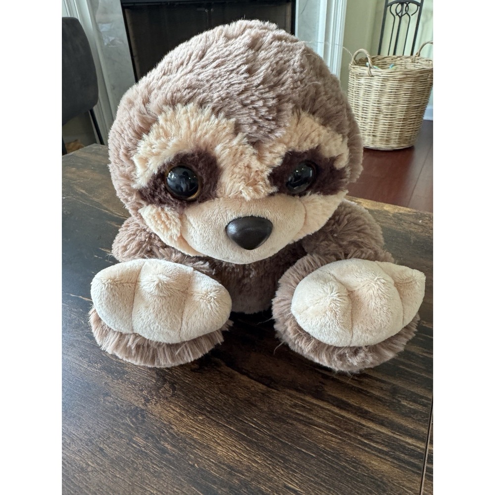 Aurora World Taddle Toes Sloth Plush 9" Brown Soft Stuffed Animal Toy